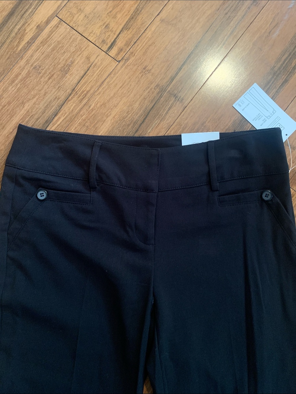 Women's Black Tailored Dress Pants - Picture 2 of 13